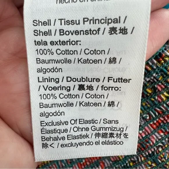 J. Crew Smocked organic cotton mini skirt in Liberty Giorgia Duke fabric sz L - Picture 6 of 7